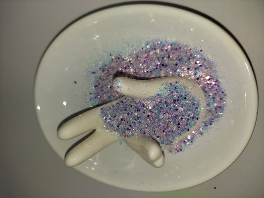 "PURPLE RIBBON" HOLOGRAPHIC CHUNKY GLITTER