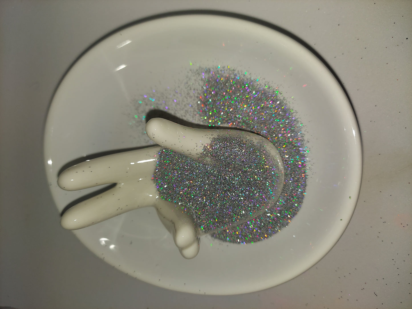 "SILVER DOLLAR" HOLOGRAPHIC FINE GLITTER