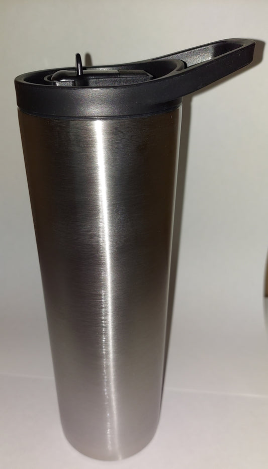 30oz Stainless Steel Tumbler with Black Twist Lid