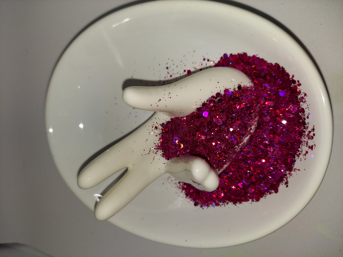 "FUSCHIA FEVER" HOLOGRAPHIC CHUNKY GLITTER