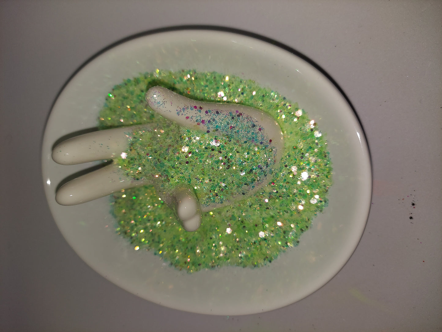 "THIN MINT"HOLOGRAPHIC CHUNKY GLITTER