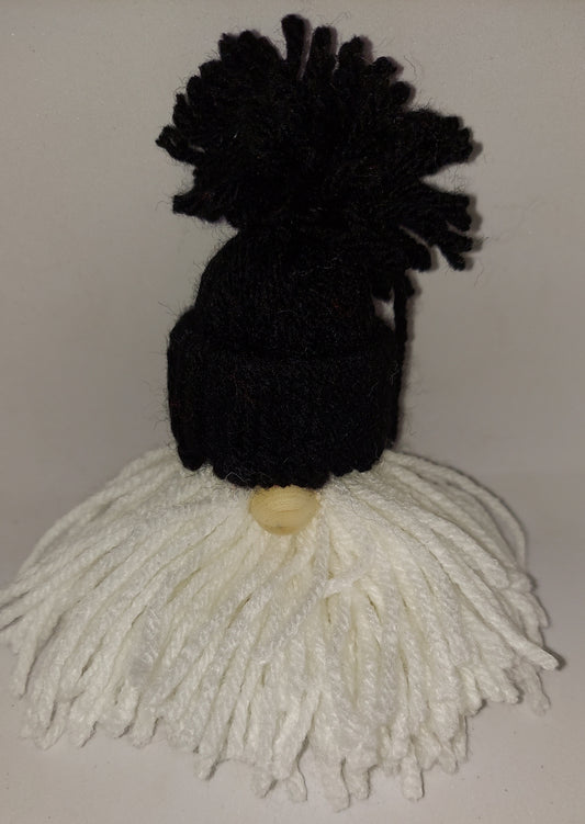 black gnome ornament