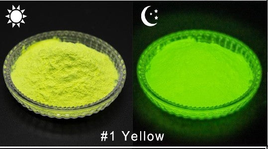 YELLOW GLOW POWDER (1OZ) "RADIOACTIVE"