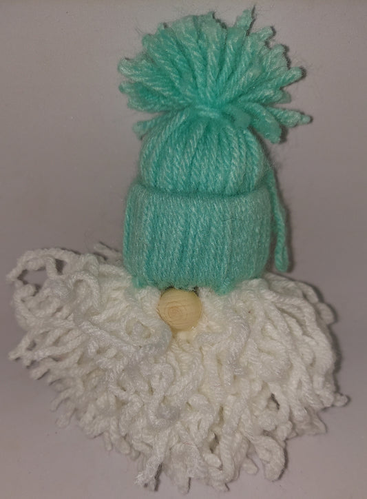 mint green gnome ornament