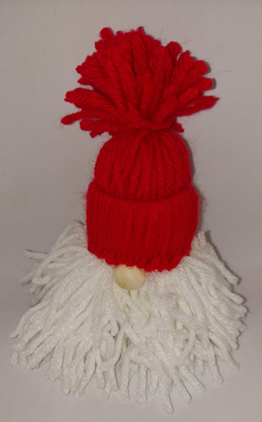 red gnome ornament